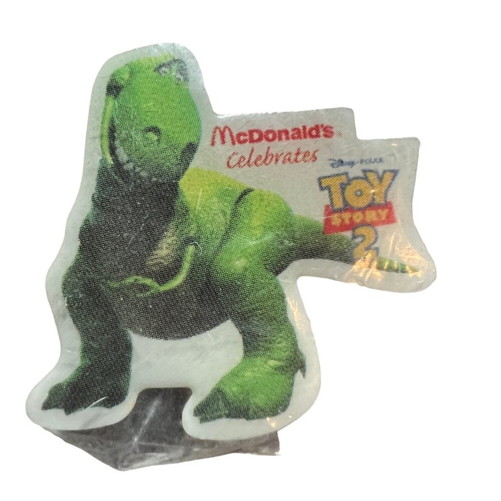 McDonalds Pin Disney Pixar Toy Story 2‎ 1999 Rex the Dinosaur Pinback